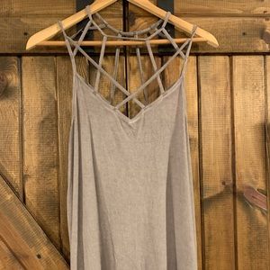 AE Soft & Sexy Cage Neck Top, Size LG